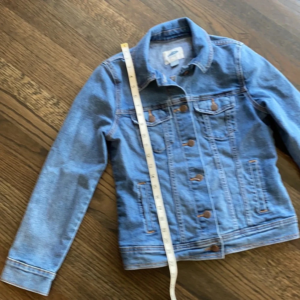 Old Navy Denim Jean Jacket Small S EUC - Picture 2 of 6